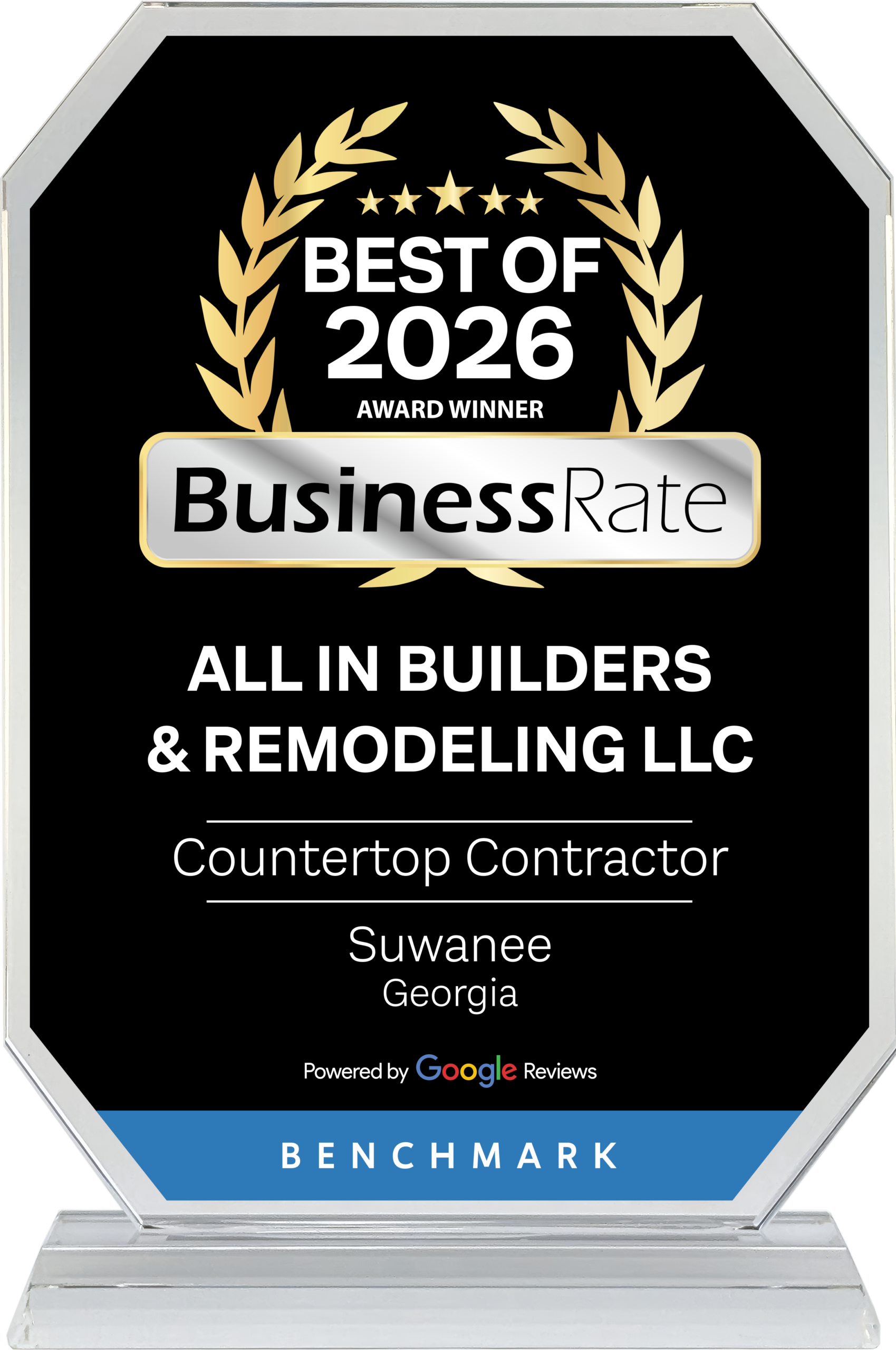 Best of 2026 BusinessRate Award